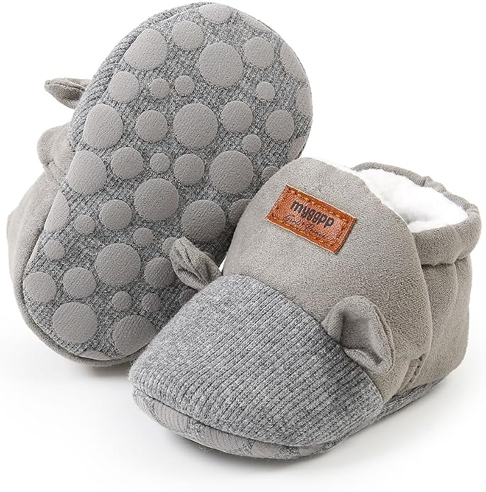 Baby Booties Cozy Fleece Slippers Soft Baby Shoes - Image 6