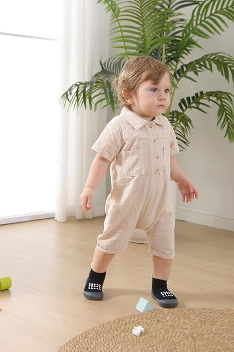 Baby Sock Shoes Toddler Walking Shoes Infant Slippers | Soft Rubber Sole - Image 2