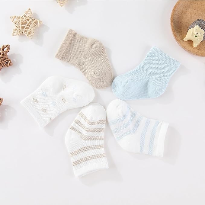 15 Pack Infant Hats Gloves Socks Unisex Baby Boy Girl Accessories Set Cotton New Born Caps Mittens