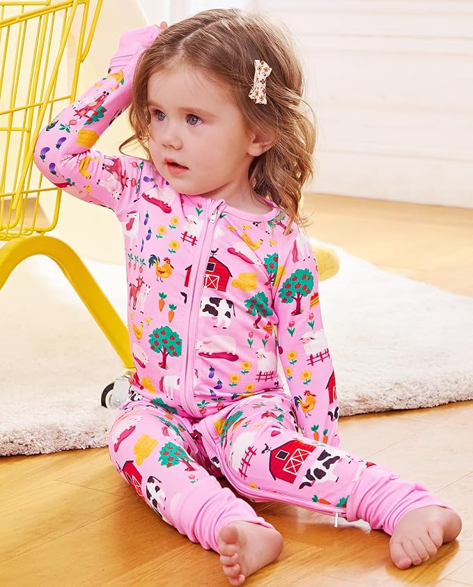 babee Reshinee Viscose derived from bamboo Baby Pajamas Convertible Footie - Image 4