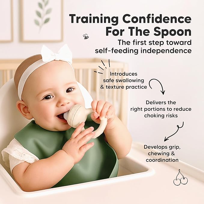 KeaBabies Baby Fruit Feeder 2pk - Silicone Baby Food Feeder for Babies 6-12 Months, Breast Milk Popsicle for Teething, Weaning, Freeze Frozen Solid Food, BPA-Free Infant Feeding Essential (Roseate)