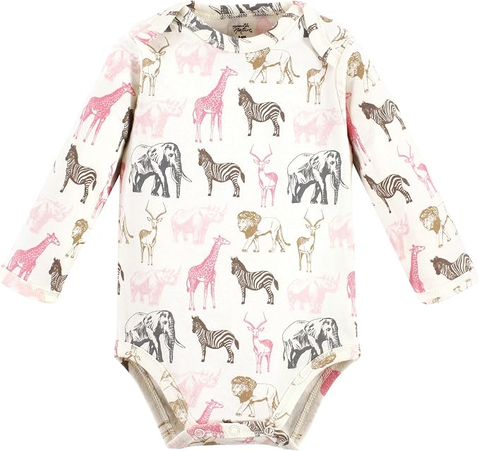 Touched by Nature Unisex Baby Organic Cotton Long-Sleeve Bodysuits - Image 5