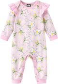 Disney Stitch Princess Minnie Winnie Marvel Baby Girls Ruffle Long Sleeve by Disney