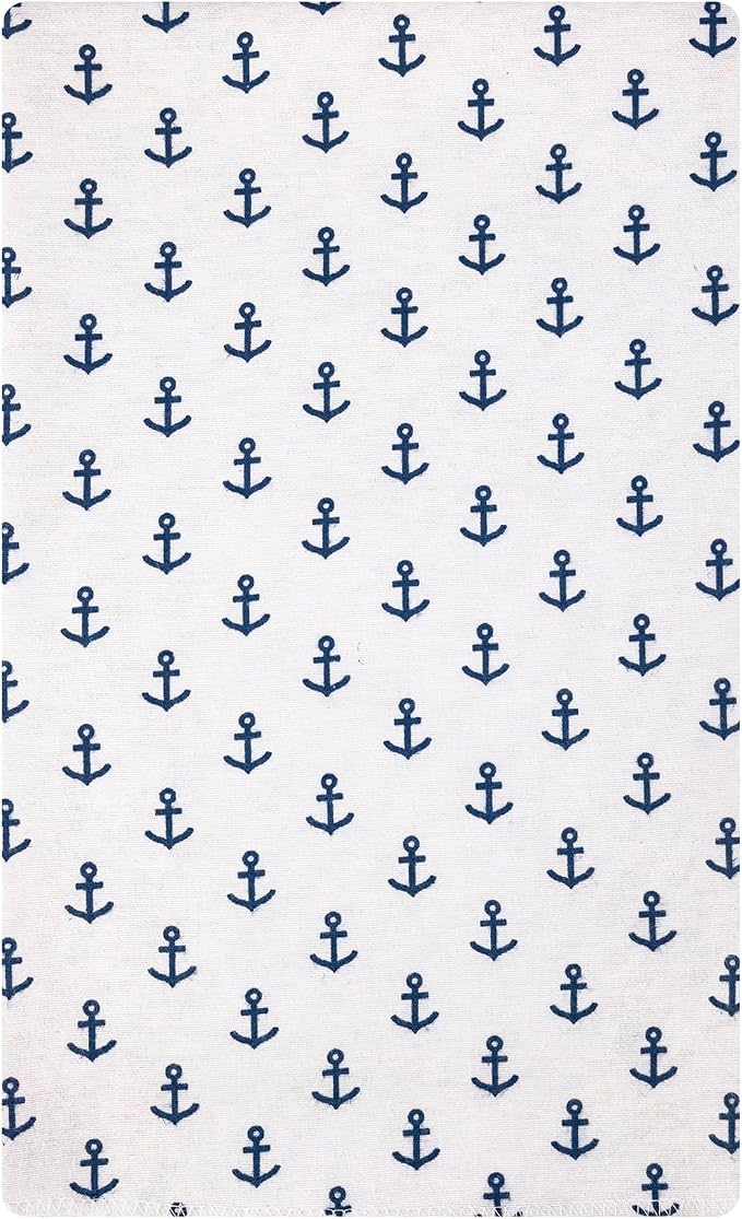 Hudson Baby Cotton Flannel Burp Cloths 10-Pack, Sea Friends, One Size - Image 6