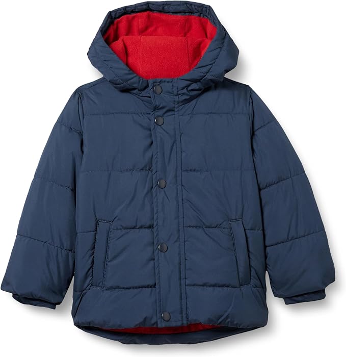 Amazon Essentials Babies, and Boys' Heavyweight Hooded Puffer Jacket by AmazonEssentials