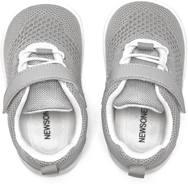 Newsonet Baby Shoes Boys Girls First Walking Breathable Non Slip Walker Sneakers Soft Sole 6 9 12 18 20 24 Months