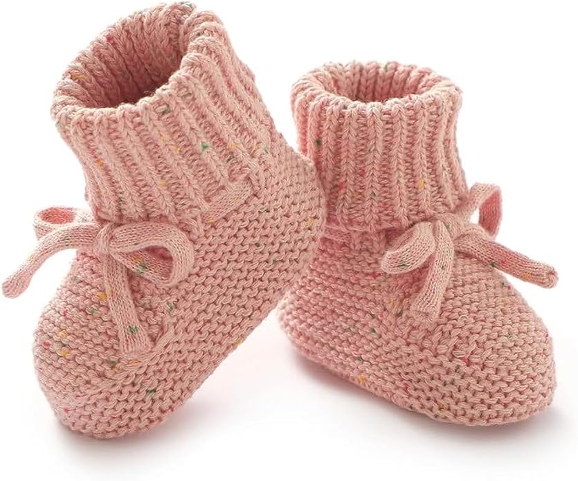 LAWKUL Baby Booties Newborn Babe First Walkers Non-Slip Stay On Boots Crib by LAWKUL
