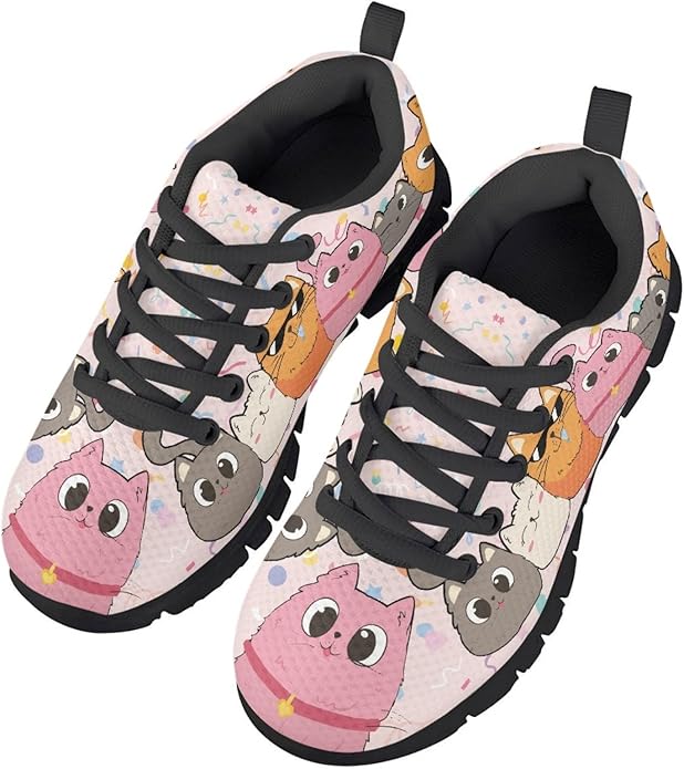 MARSVOVO First Shoes for Walking Boy Girl Athletic Lightweight Flexible Lace-up Breathable Running Shoes Casual Classic Comfortable Non Slip Play Sport Learning to Walk Toddler Girl Sneakers