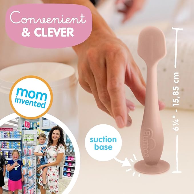 Bumco Diaper Cream Spatula - BPA-Free Diaper Bag Essentials, Soft Butt Spatula Baby, Mom-Invented Butt Paste Spatula, Bumco Diaper Cream Spatula, Flexible Diaper Cream Applicator, Bumco Baby Bum Brush