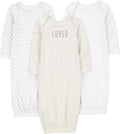 Simple Joys by Carter's Baby 3-pack Neutral Cotton Sleeper Gown by SimpleJoysbyCarters
