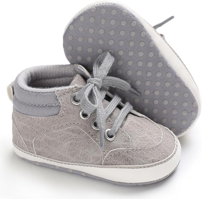 Baby Boys Girls Booties Fleece Anti-Slip Soft Sole Boots Toddler First Walker - Image 5