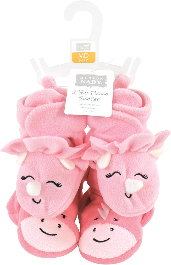 Hudson Baby Unisex-Baby Cozy Fleece BootiesSlipper Sock - Image 2