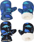 Fleece Lined Mittens for Baby Boys Girls, Baby Toddler Little Kids Winter Warm by Weradau