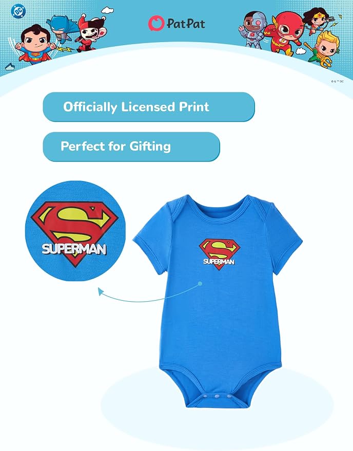 PATPAT Harry Potter Superman Baby Clothes - Image 3