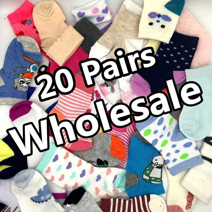 WAFUNNE 20 Pairs Baby Socks Wholesale - Image 2