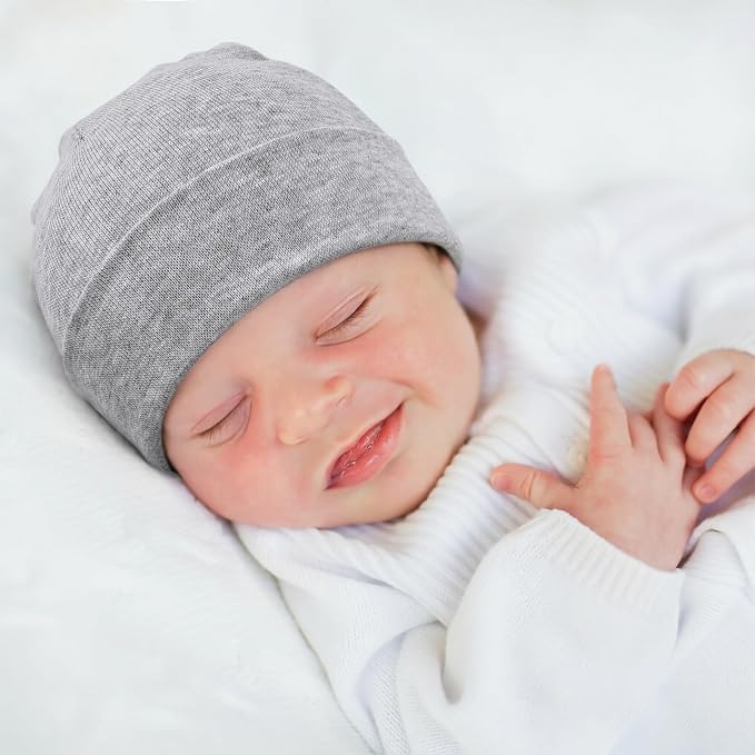 DRESHOW BQUBO 6 Pack Baby Beanie Hats - Image 2