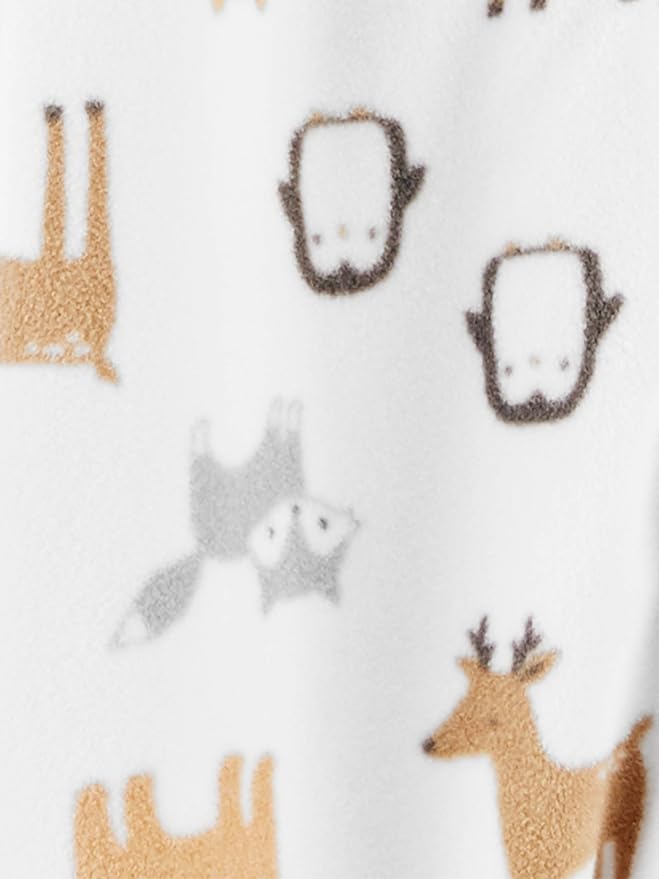 Simple Joys by Carter's Baby In 2pk Fleece Snp Santa Trees - Image 5