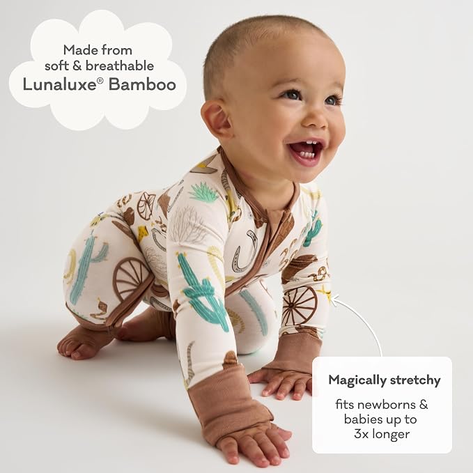 Little Sleepies Pajamas for Baby Boys & Girls, Viscose from Bamboo Baby Pajamas - Image 4