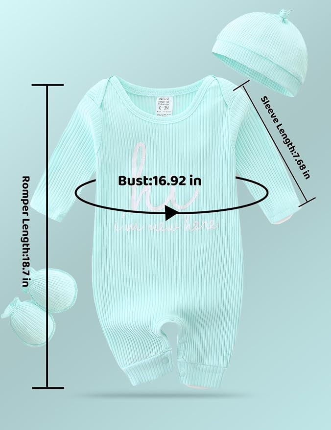 Babymine Newborn Coming Home Outfit Unisex Baby Clothes - Image 7