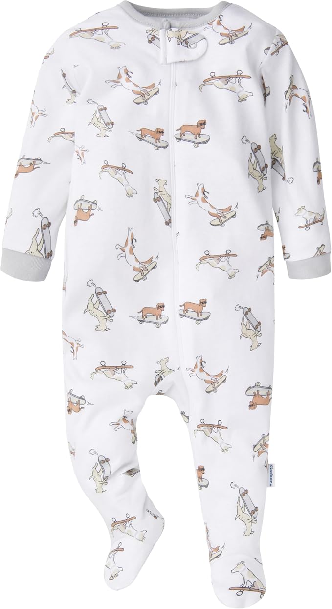 Gerber Baby Boys' 4 Pack Sleep 'N Play Footie - Image 4