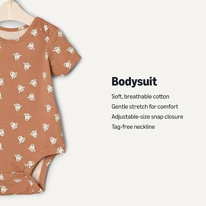 Amazon Essentials x Sofia Grainge Unisex Babies' Short Sleeve Crewneck Bodysuit - Image 2