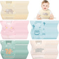 Shinymoon 100 Pcs Disposable Baby Bibs Individual Wrapped Travel Bibs by Shinymoon