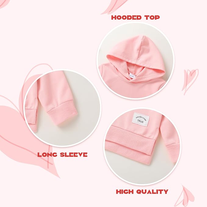 Happy Town Toddler Baby Boy Girl Sweatshirt Hoodie Pullover Fall Outfits Solid - Image 5