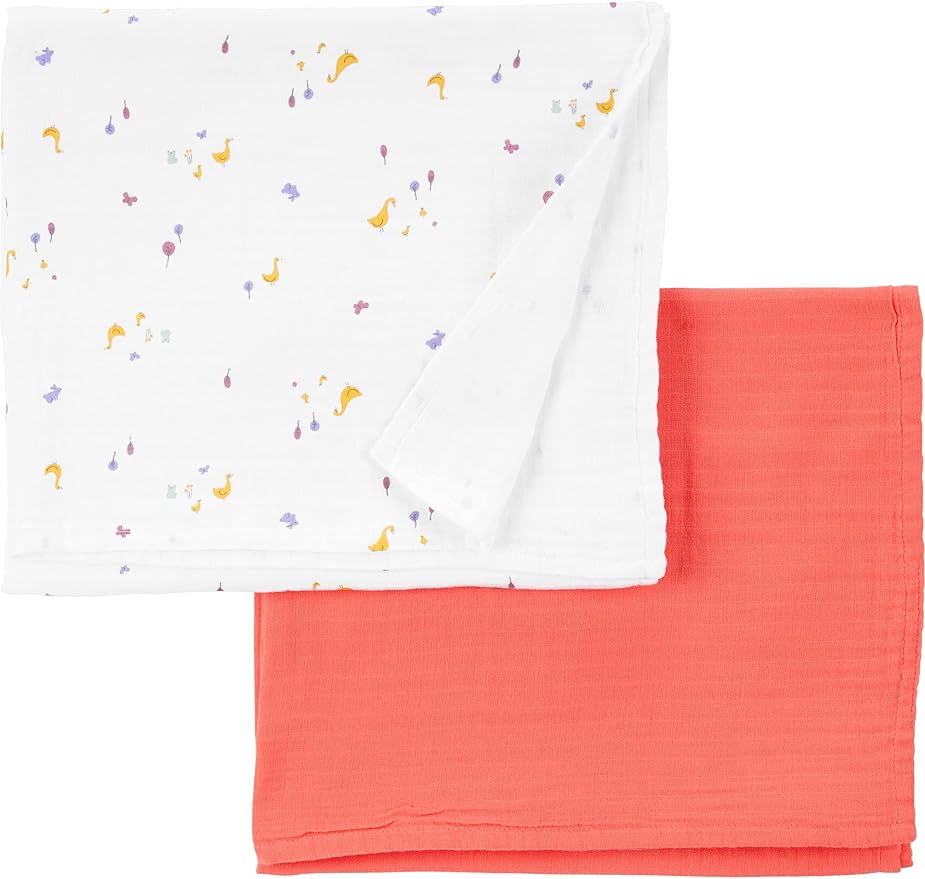 Simple Joys by Carter's Unisex-Baby 2-Pack Cotton Gauze Blanket by SimpleJoysbyCarters