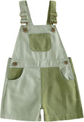 Fernvia Toddler Kids Baby Girl Boy Contrast Color Overalls Shorts Clothes by Fernvia