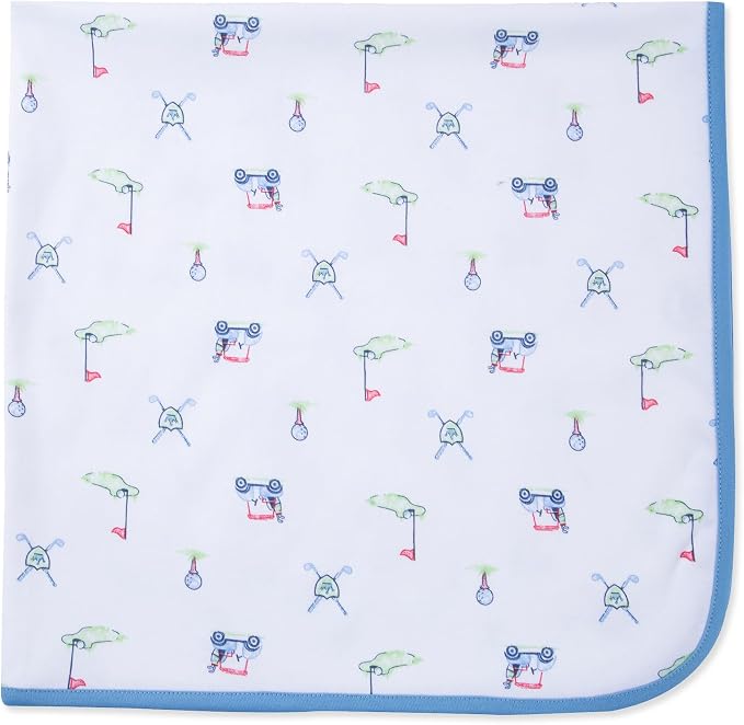 Little Me Blankets for Baby Boys' Swaddling Receiving Blanket, 30 x 27 Inches - Image 4