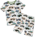 babee Reshinee Bamboo Viscose Toddler Boys Pajamas Set, Short Sleeve Kids by babeeReshinee