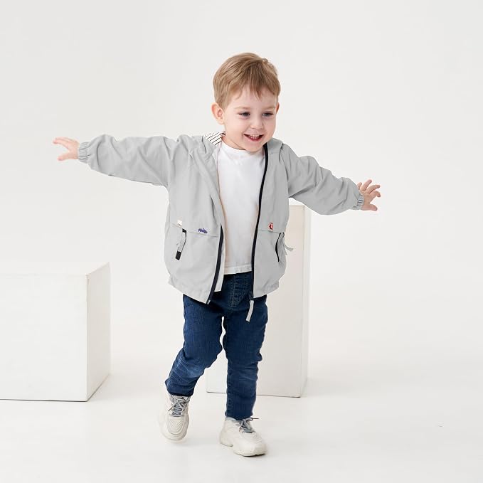 Volunboy Toddler Boys Spring Windbreaker Lightweight Jacket | baby boy - Image 2