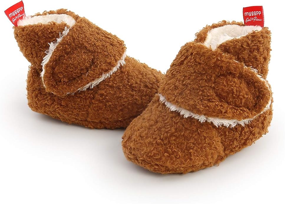 Ohwawadi Infant Baby Slippers Girls Boys Booties Warm Baby Socks Shoes Newborn - Image 5