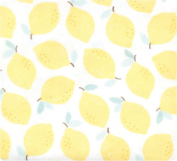 Hudson Baby Unisex Baby Cotton Poly Flannel Receiving Blankets, Lemon Daisy - Image 3