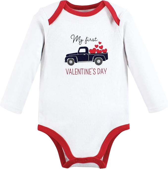 Hudson Baby baby-boys Cotton Long-sleeve Bodysuits 3-pack - Image 3