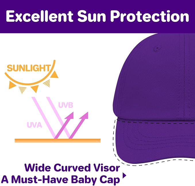 qikqik Baby Baseball Cap Toddler Baseball Hat Baby Ball Cap Toddler Hats - Image 5