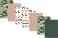 Luvable Friends Hudson Baby Flannel Burp Cloths 7pk, Woodland Animal Adventure by Luvable+Friends