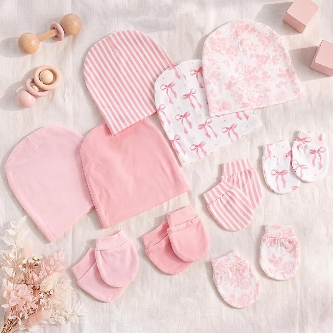 Unittype Baby Hats and Mittens Set - Image 6