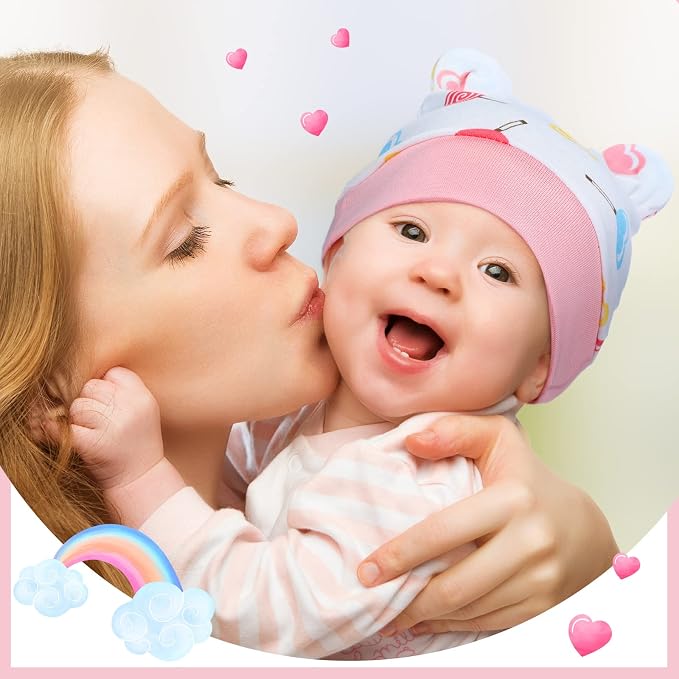 Geyoga Pieces Newborn Baby Hat Bear Ears - Image 7