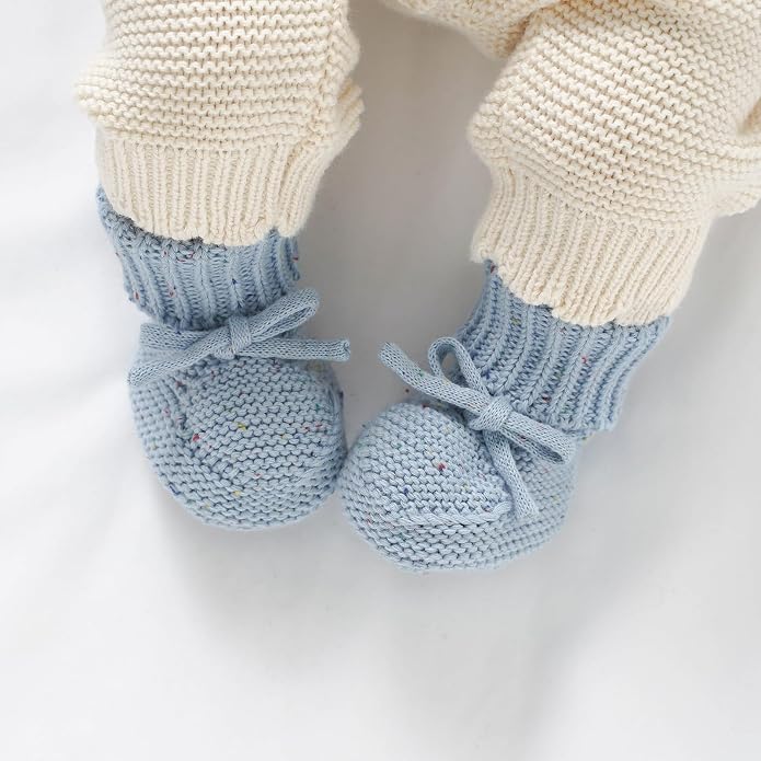 LAWKUL Baby Booties Newborn Babe First Walkers Non-Slip Stay On Boots Crib - Image 2