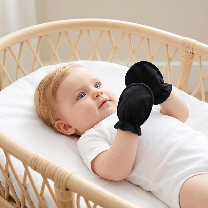18 Pairs Newborn Baby Cotton Mittens No Scratch Gloves Newborn Mittens Infant - Image 7