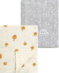 CREVENT 2Pcs 30''X40'' Cute Cozy Fluffy Warm Baby Blankets by CREVENT