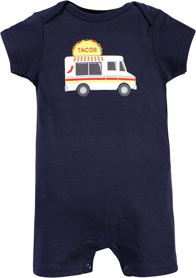 Hudson Baby Unisex Cotton Rompers - Image 5