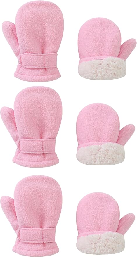 YMYDYFC 3Pack Baby Toddler Mittens Boy&Girl Winter Gloves Kids Warm Mittens by YMYDYFC