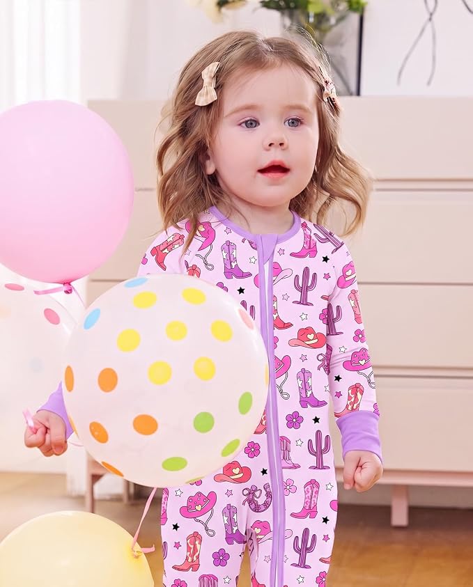 babee Reshinee Viscose Derived from Bamboo Baby Footie Pajamas Convertible - Image 9