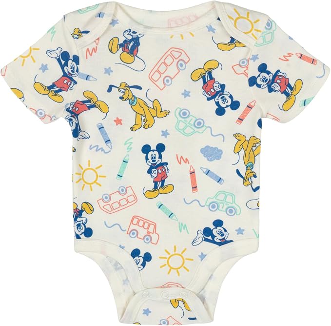 Disney Baby 5-Pack Short Sleeve Bodysuits Newborn to Infant - Image 3