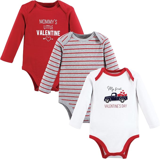 Hudson Baby baby-boys Cotton Long-sleeve Bodysuits 3-pack by HudsonBaby