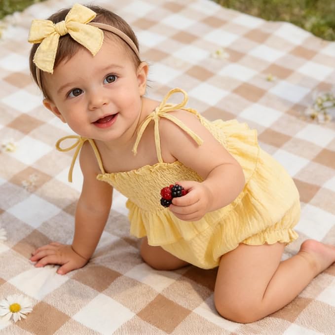 Baby Girl Romper Ruffle Newborn Girl Bodysuit Jumpsuit Baby Girl Clothes Outfit - Image 3