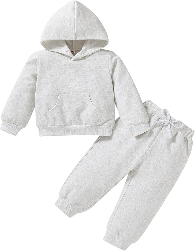 Happy Town Baby Fall Outfits for Girl Boy Long Sleeve Hoodie Top and Long by HappyTown