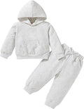 Happy Town Baby Fall Outfits for Girl Boy Long Sleeve Hoodie Top and Long by HappyTown